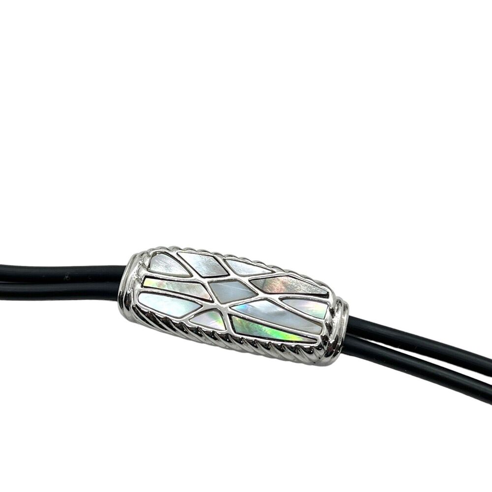 Lia Sophia Mosaic Bracelet Mother of Pearl In Original Box Vintage Silver Tone